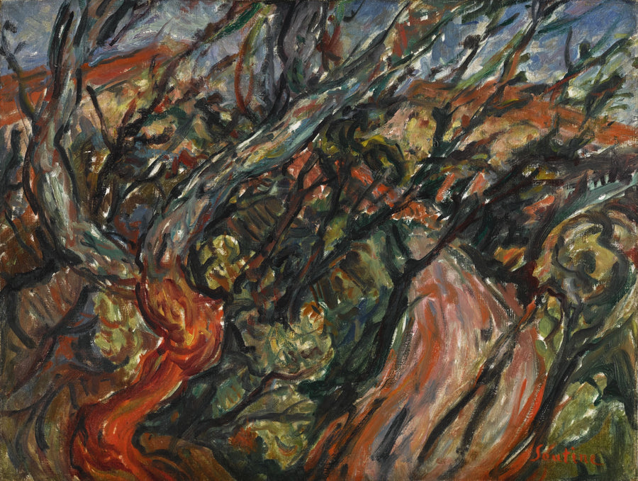 Paysage arbreux (1919) - Chaim Soutine