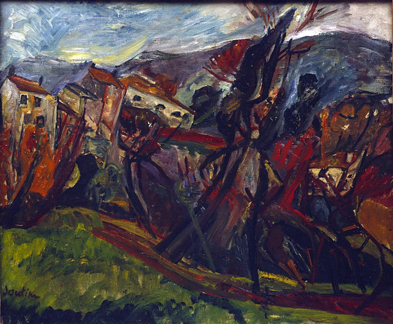 Paysage de Céret, Chaïm Soutine (1919) - Musée d'art et d'histoire du Judaïsme - Chaim Soutine