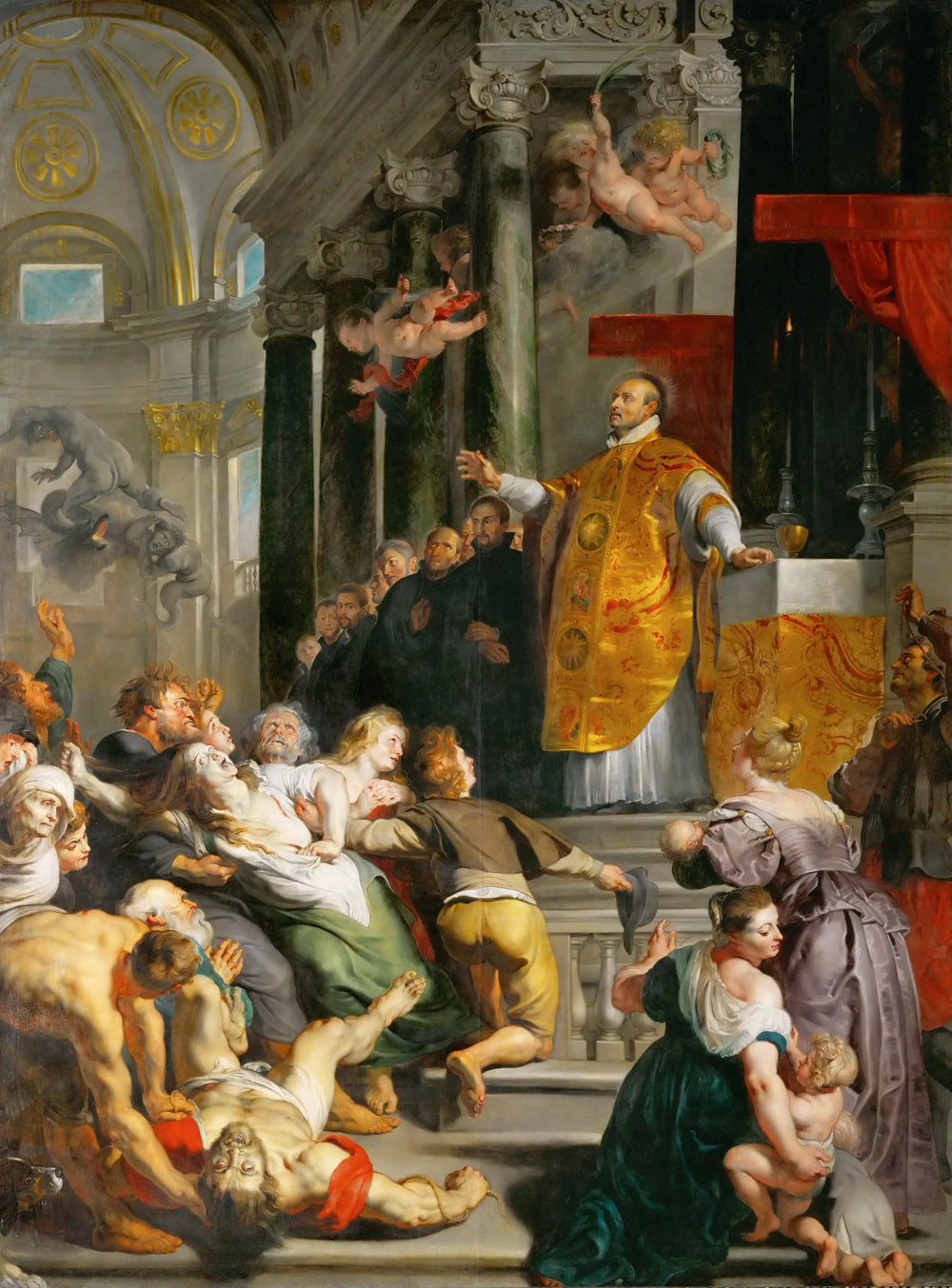 Les Miracles de saint Ignace de Loyola - Peter Paul Rubens - Alpha Reproduction