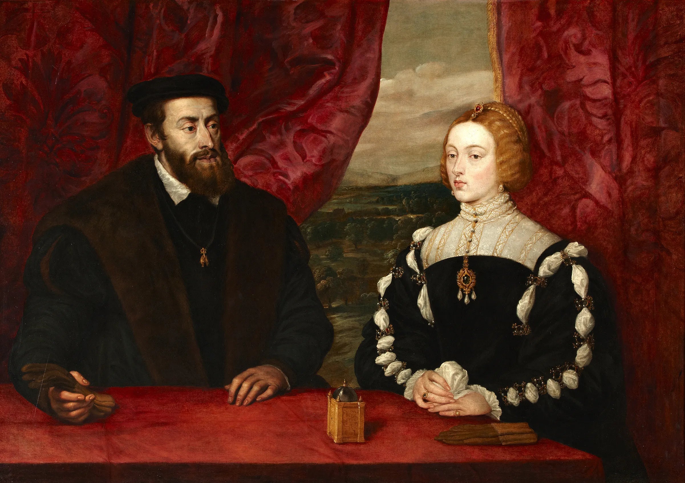 Empereur Charles Quint et l'impératrice Isabelle - Peter Paul Rubens