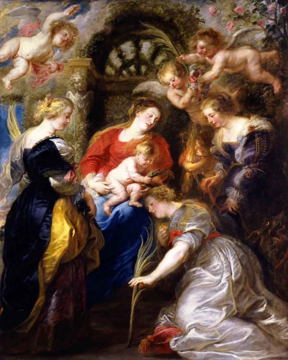 Couronnement de Sainte Catherine - Peter Paul Rubens - Alpha Reproduction