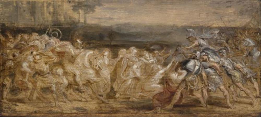 La réconciliation des Romains et des Sabins - Peter Paul Rubens