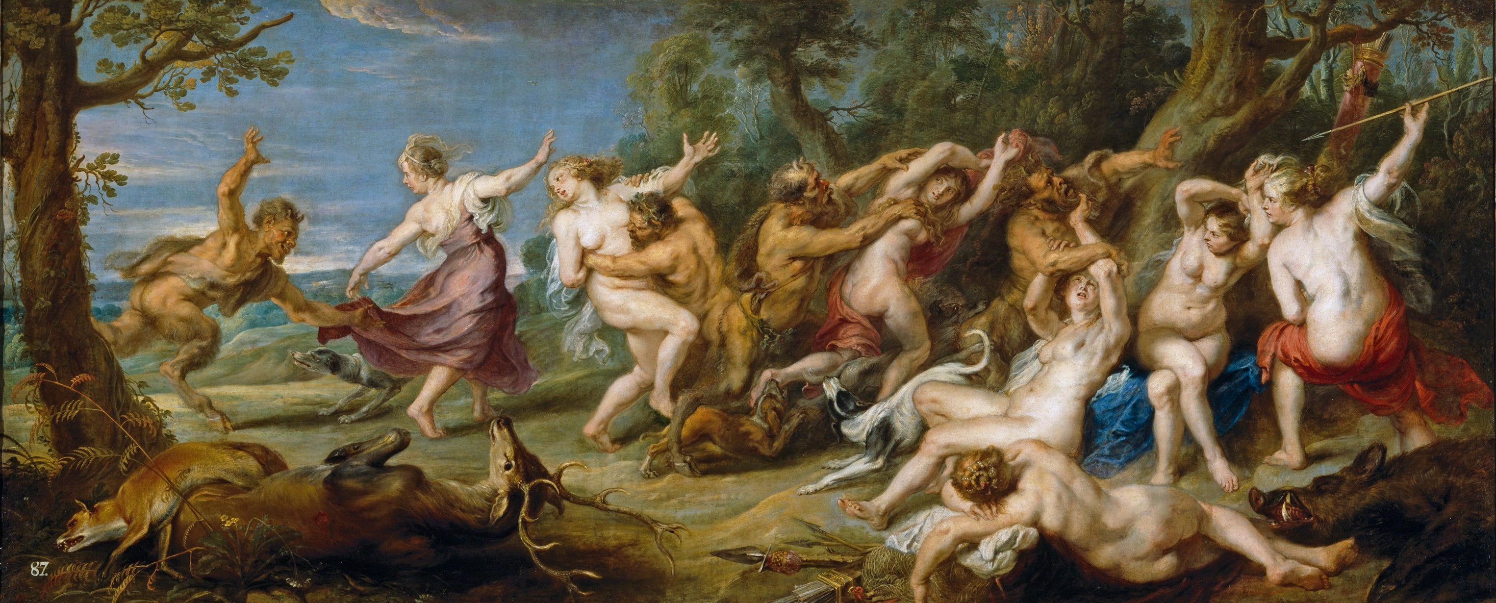 Diane et ses nymphes surprises par les satyres - Peter Paul Rubens