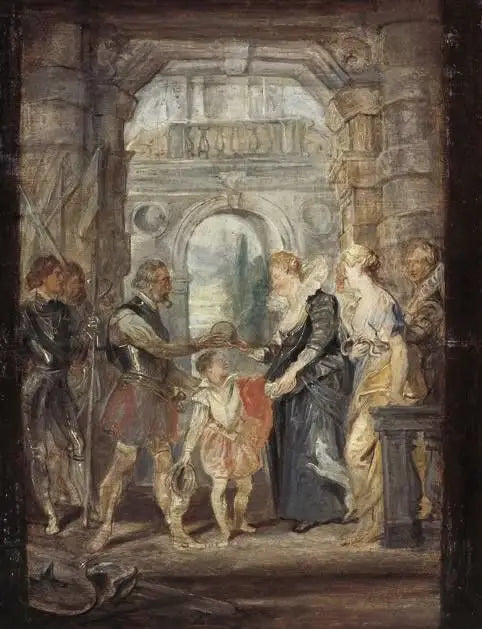 Henri IV accorde la régence à Marie de Médicis - Peter Paul Rubens - Alpha Reproduction