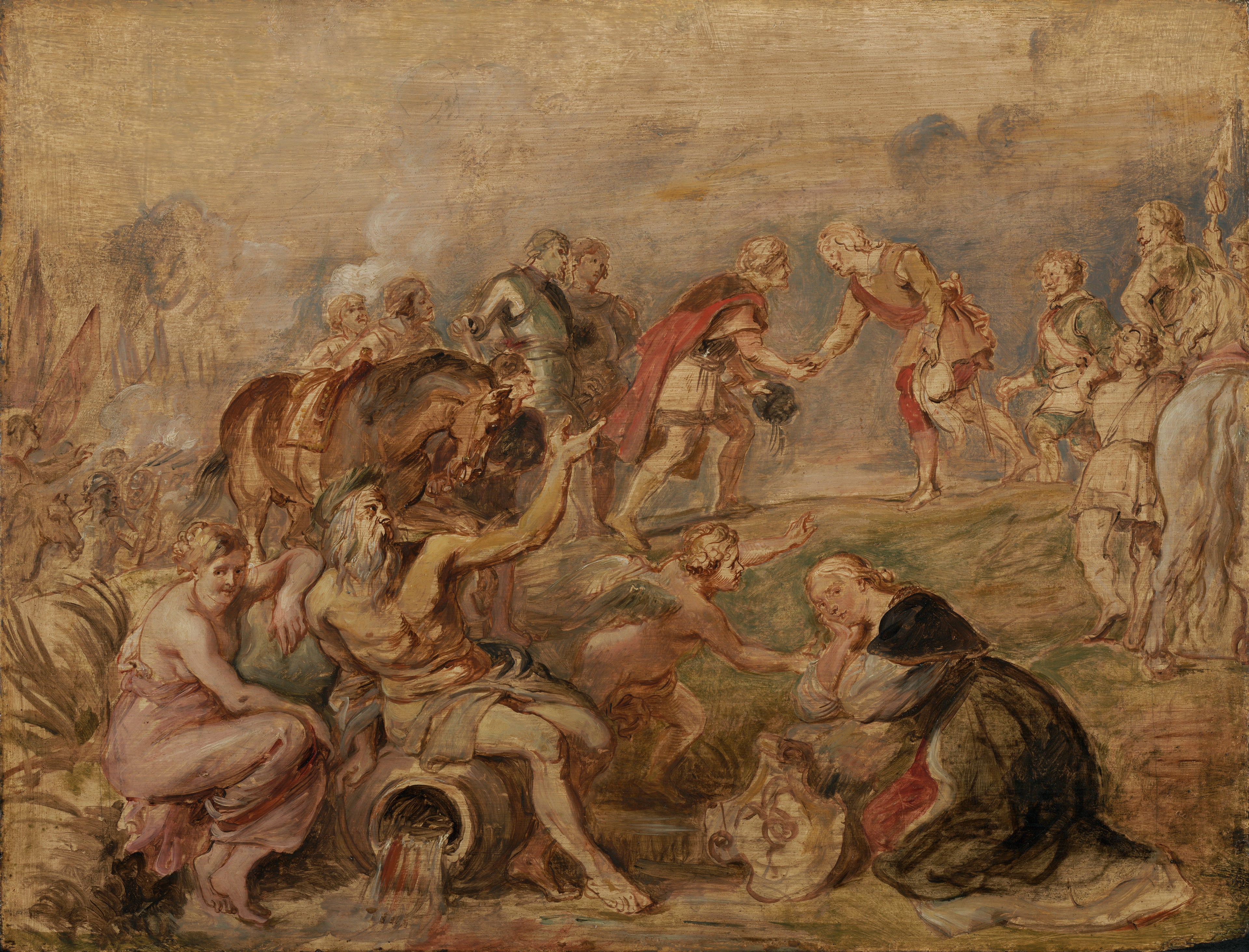 Rencontre du roi Ferdinand de Hongrie et du cardinal-infant Ferdinand d'Espagne à Nördlingen - Peter Paul Rubens