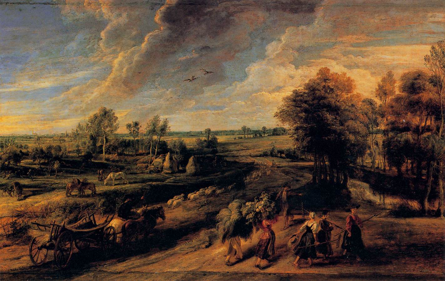 Retour des champs - Peter Paul Rubens