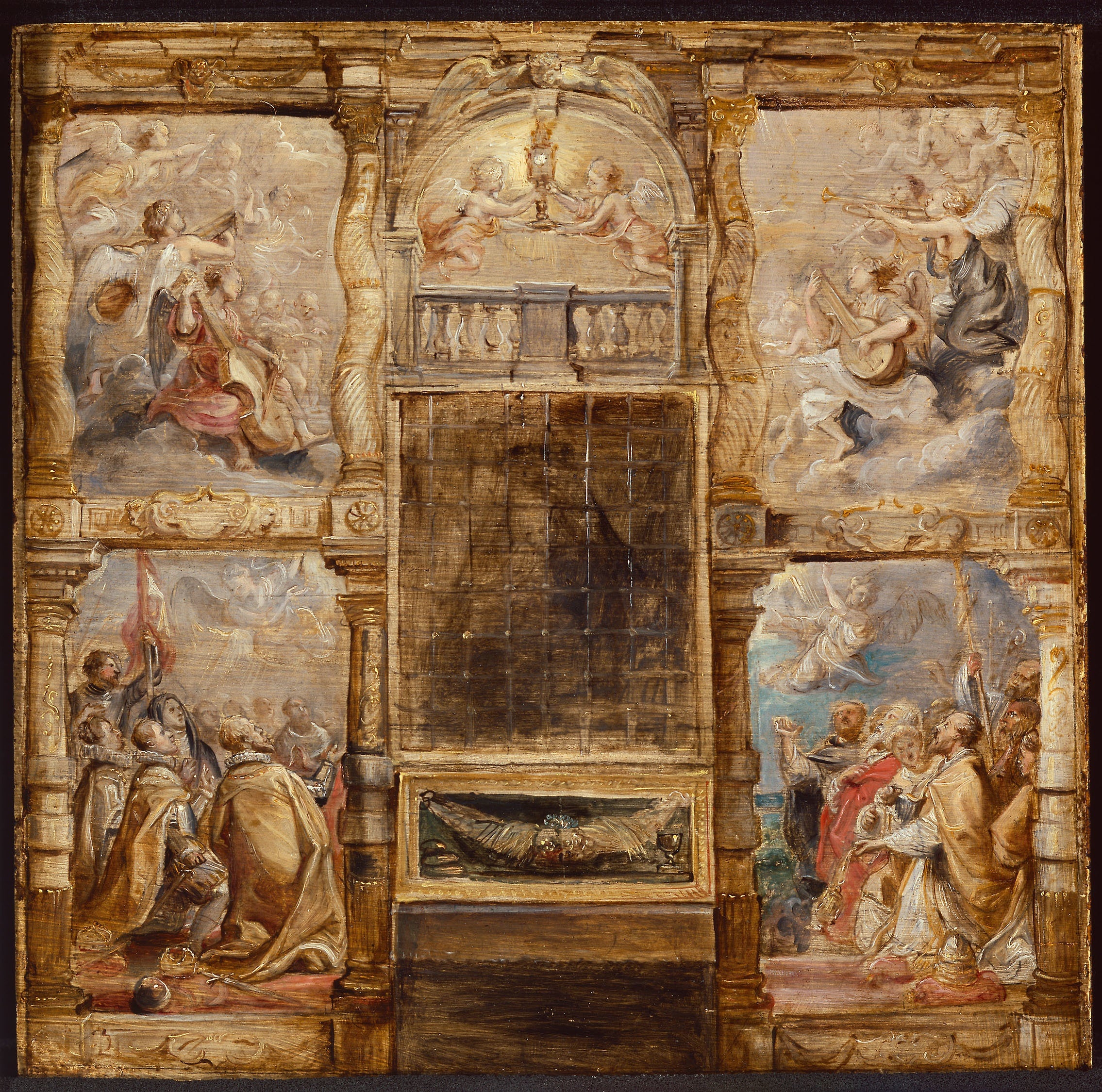 L'Adoration de l'Eucharistie - Peter Paul Rubens