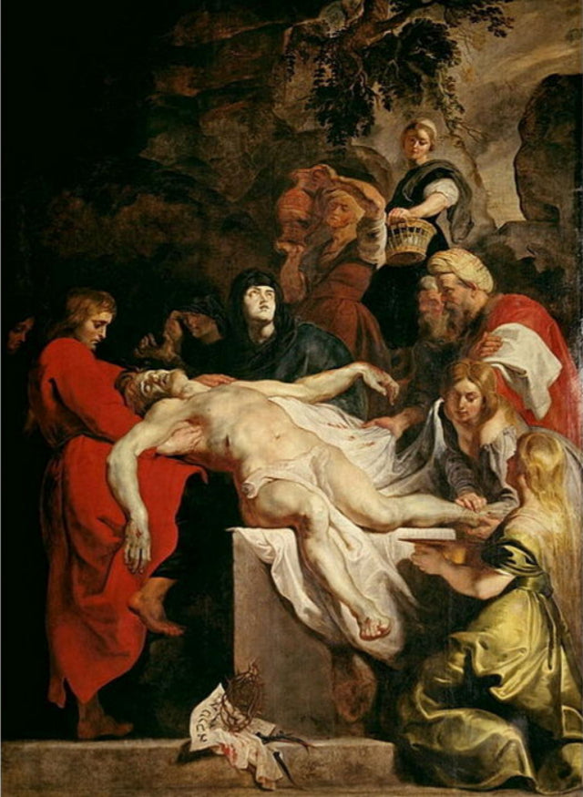 La Mise au tombeau - Peter Paul Rubens