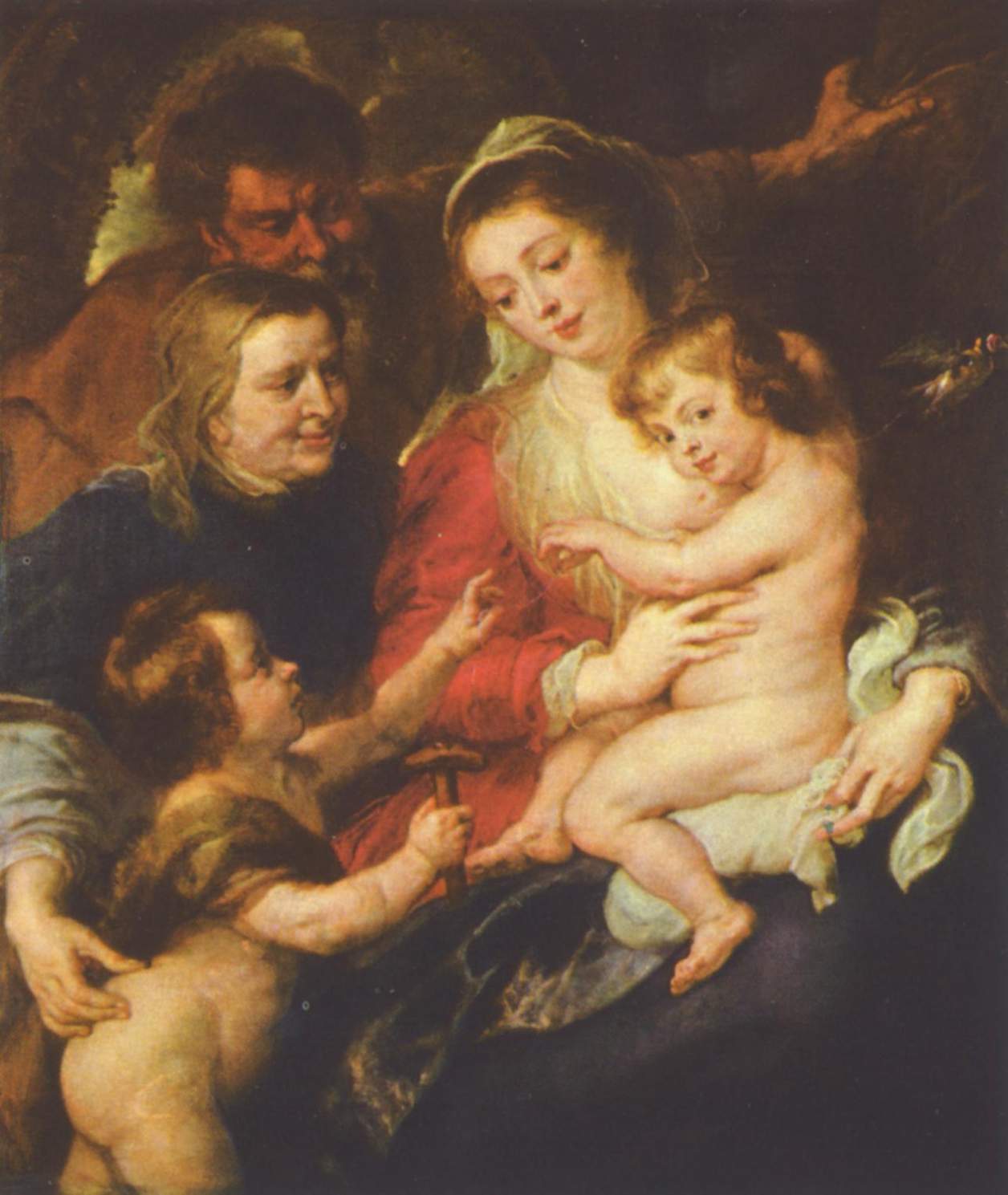 La Sainte Famille avec Élisabeth et Jean - Peter Paul Rubens
