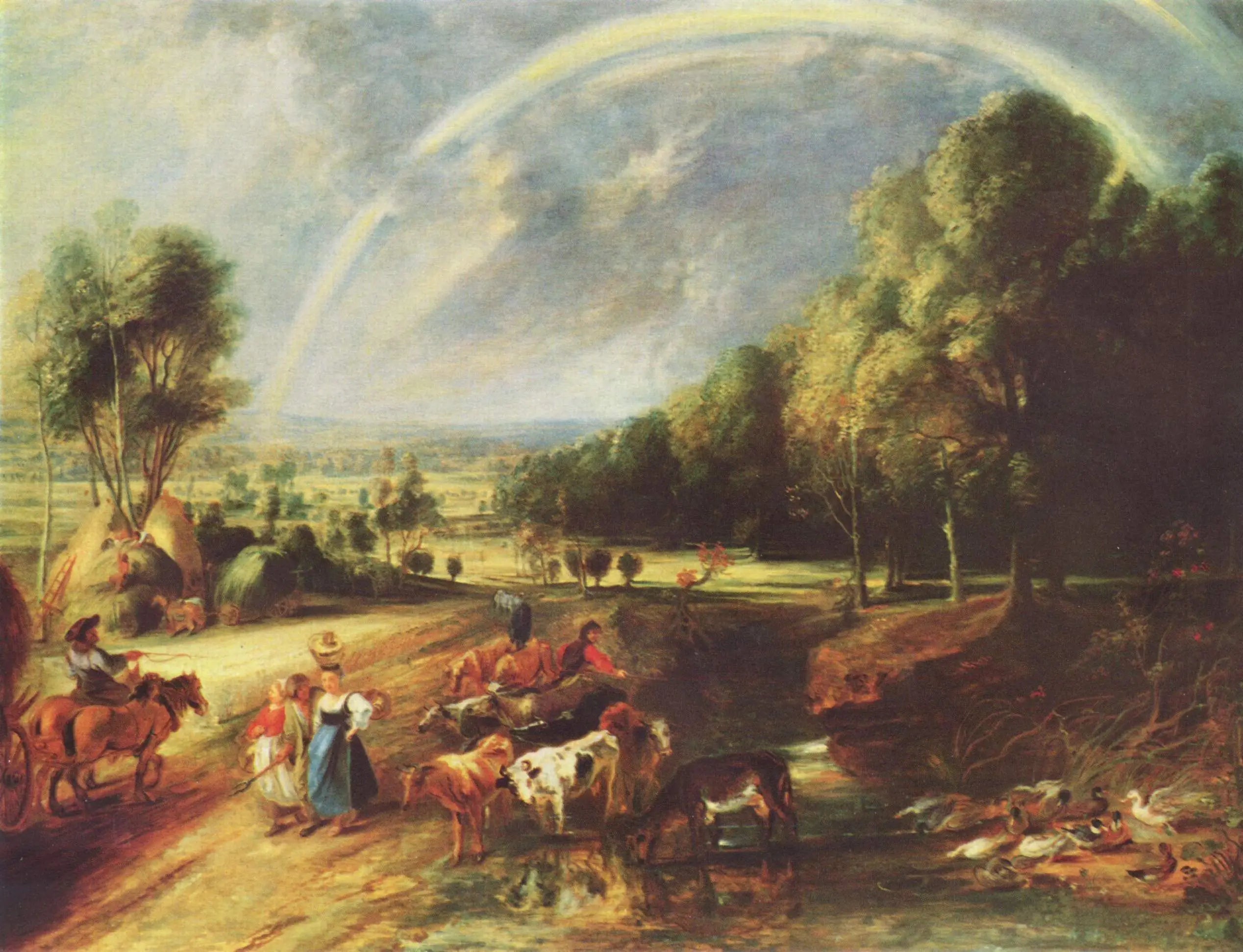 Le paysage arc-en-ciel (1640) - Peter Paul Rubens - Alpha Reproduction