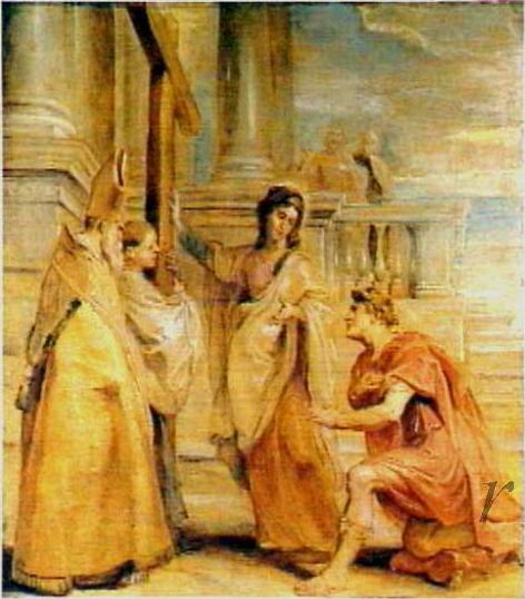 L'empereur Constantin vénère la Vraie Croix - Peter Paul Rubens