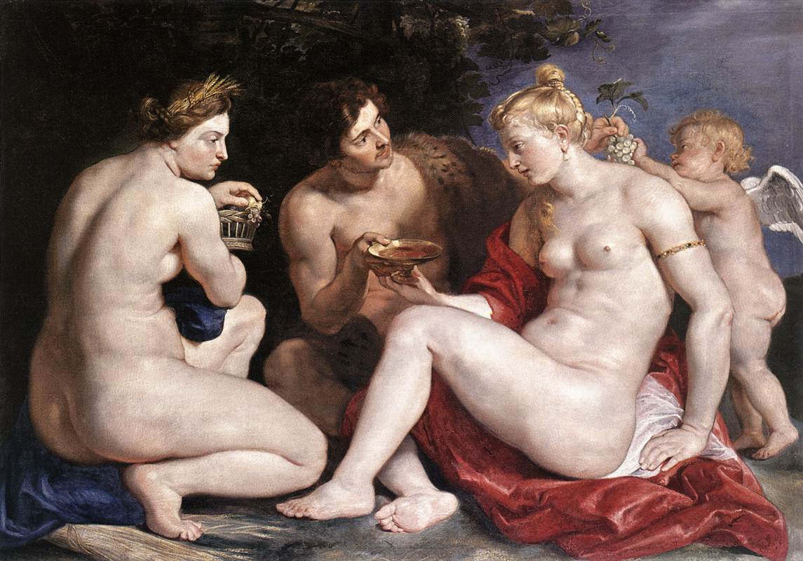 Friget Sine Baccho et Cerere Vénus - Peter Paul Rubens