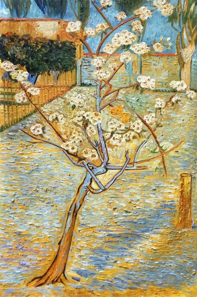 🍐 كمثرى صغيرة مزهرة – فينسنت فان جوخ (1888)