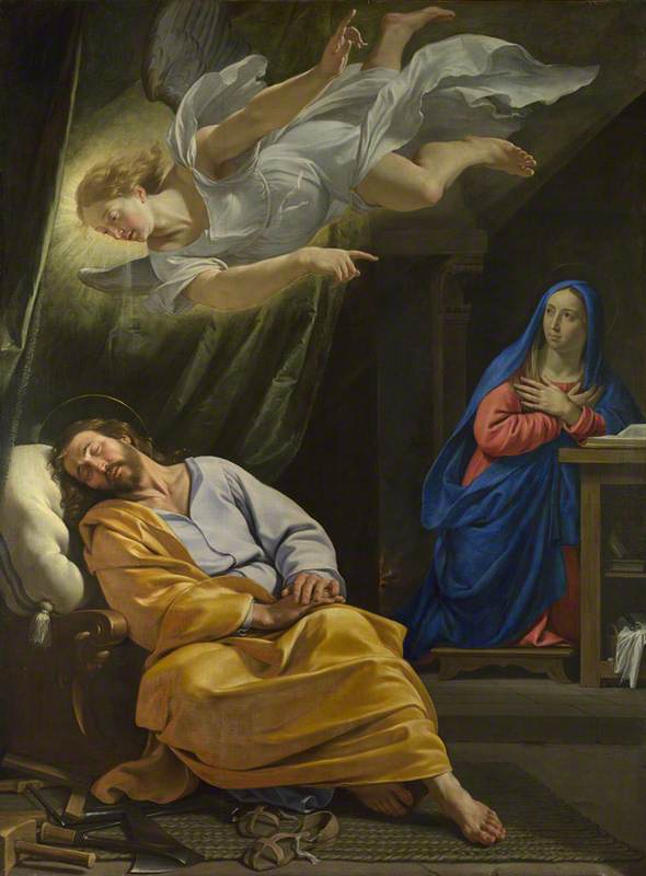 Le rêve de saint Joseph - Philippe de Champaigne