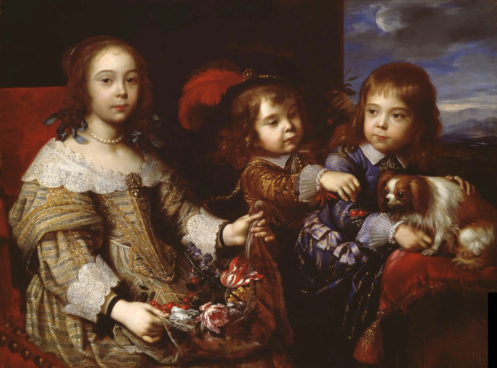 Les Enfants du Duc de Bouillon - Pierre Mignard - Alpha Reproduction