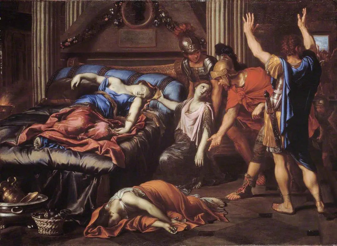 La mort de Cléopâtre - Pierre Mignard - Alpha Reproduction