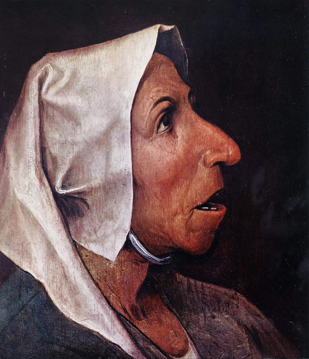 Tête de paysanne - Pieter Brueghel the Elder - Alpha Reproduction