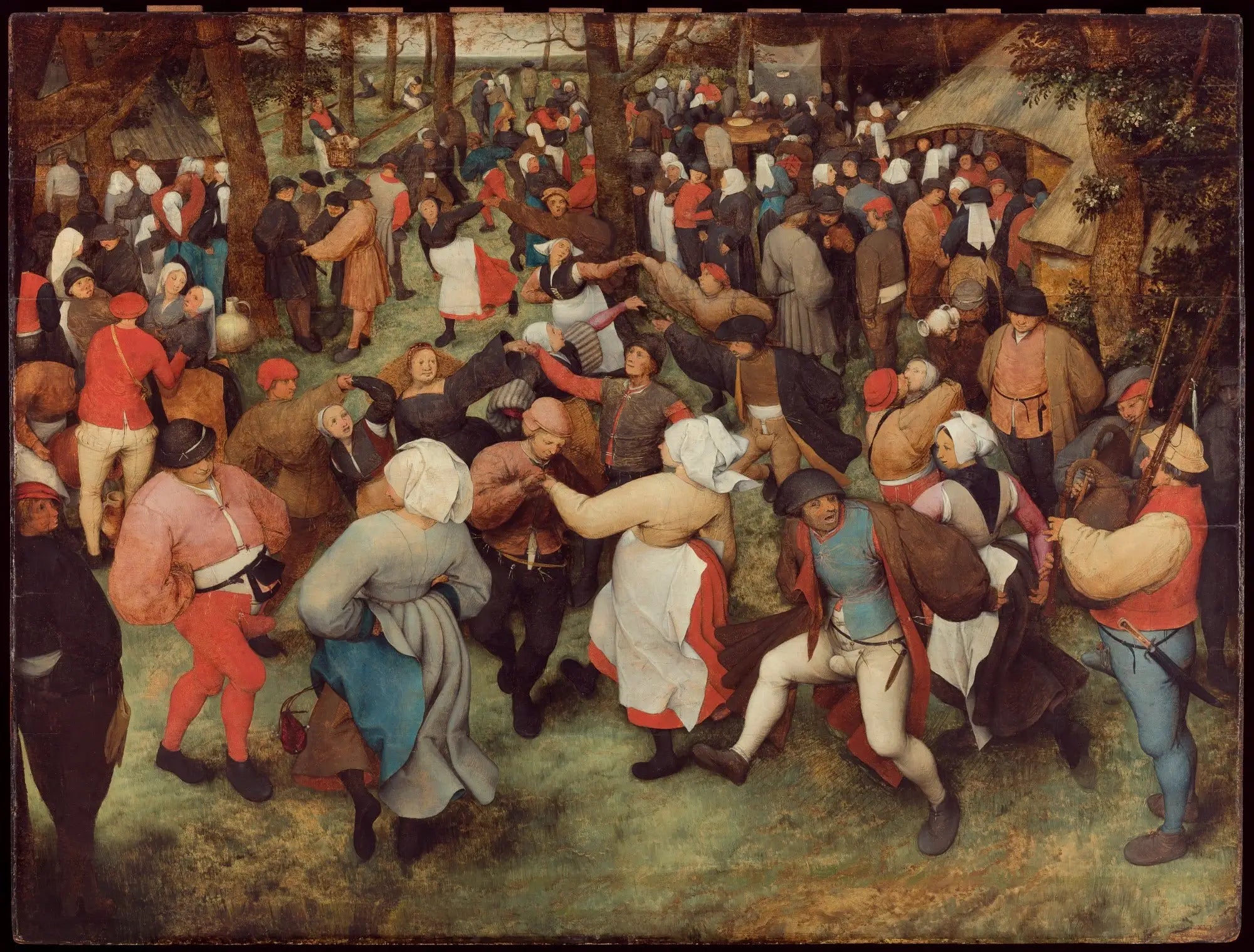 La Danse de la mariée en plein air - Pieter Brueghel the Elder - Alpha Reproduction