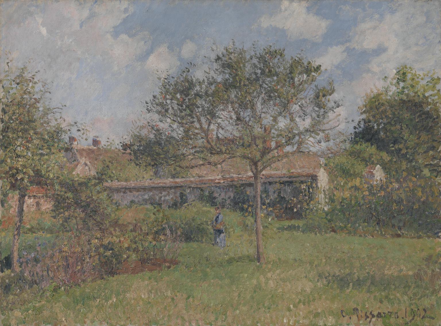 Reproduction du tableau « Un Coin du pré à Eragny - Camille Pissarro » par Alpha Reproduction en peinture à l’huile