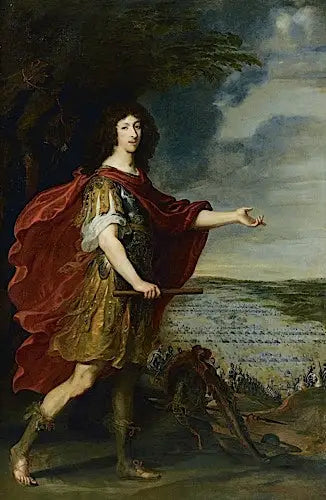 Portrait du Grand Condé devant le champ de bataille de Rocroi (19 mai 1643) - Juste d’Egmont - Alpha Reproduction