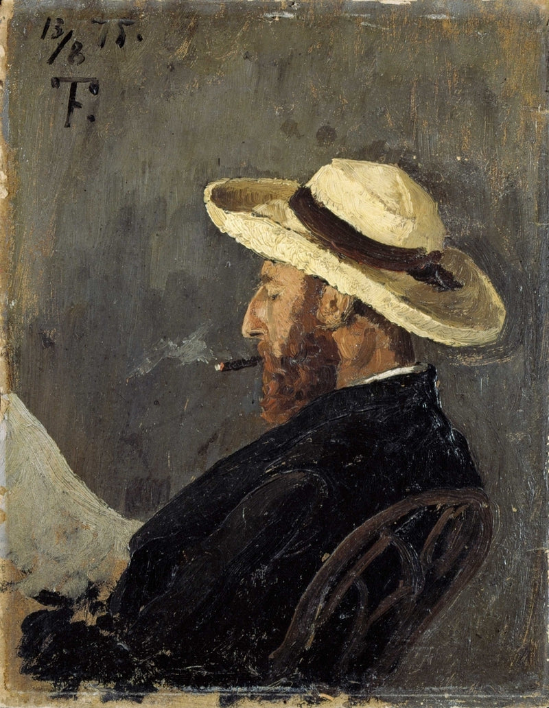 Portrait de Fredrik Collett - Frits Thaulow