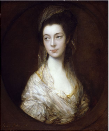 Portrait de Mme Christopher Horton (1743-1808), future duchesse de Cumberland - Thomas Gainsborough
