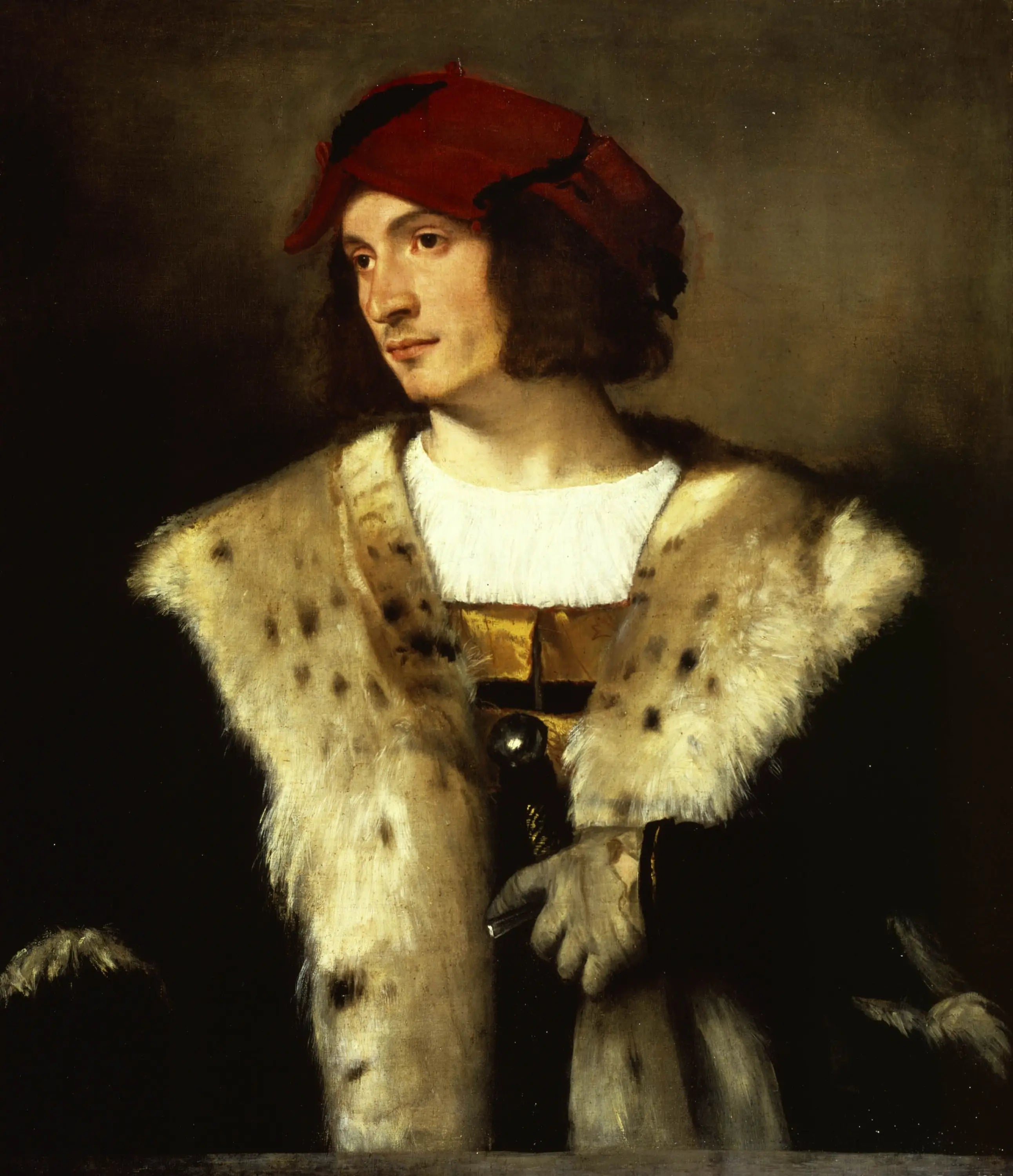 Portrait d’homme au chapeau rouge - Titian - Alpha Reproduction