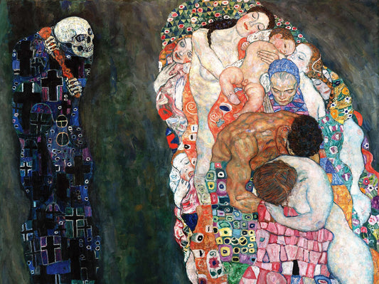 💀 الموت والحياة – غوستاف كليمت (1910-1915)