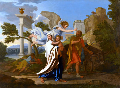 La Fuite en Égypte - Nicolas Poussin - Alpha Reproduction