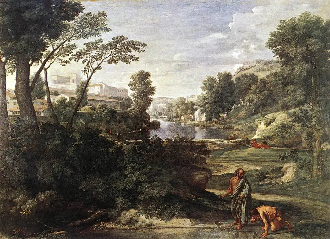 Diogène jetant son écuelle - Nicolas Poussin - Alpha Reproduction