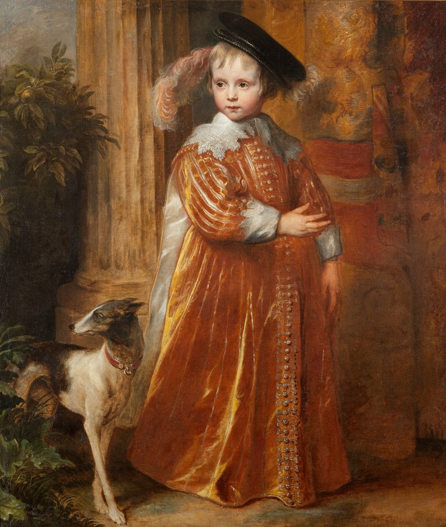 Portrait de Willem II van Oranje-Nassau (1626-1650) enfant - Antoine van Dyck