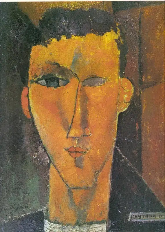 Reproduction du tableau « Portrait de Raymond - Amedeo Modigliani » par Alpha Reproduction en peinture à l’huile