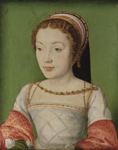 Portrait de Renée de France (1510-1574) - Corneille de Lyon
