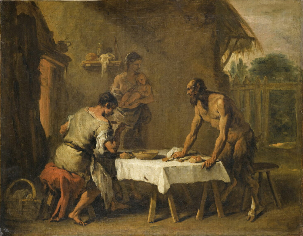 Le Satyre et le Paysan - Sebastiano Ricci - Alpha Reproduction
