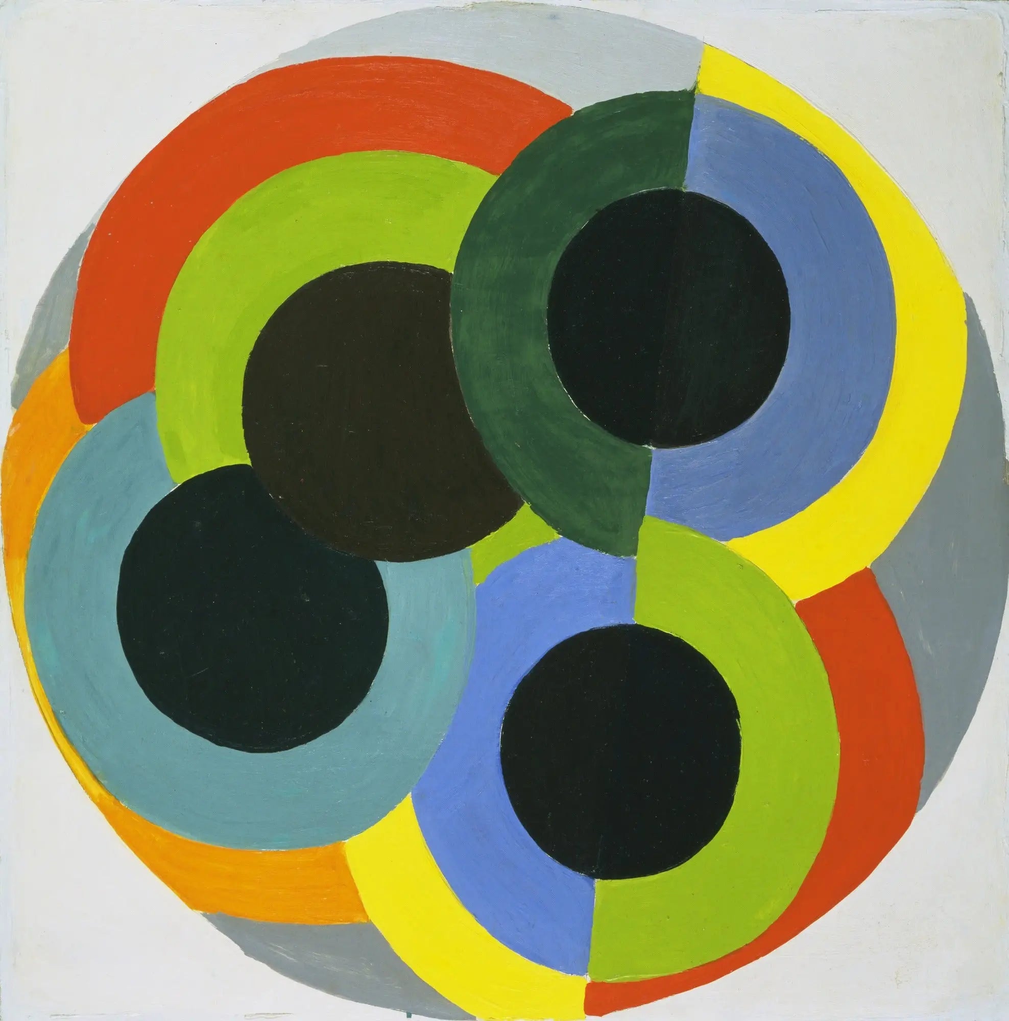 Reproduction du tableau « Disques - Robert Delaunay » par Alpha Reproduction en peinture à l’huile