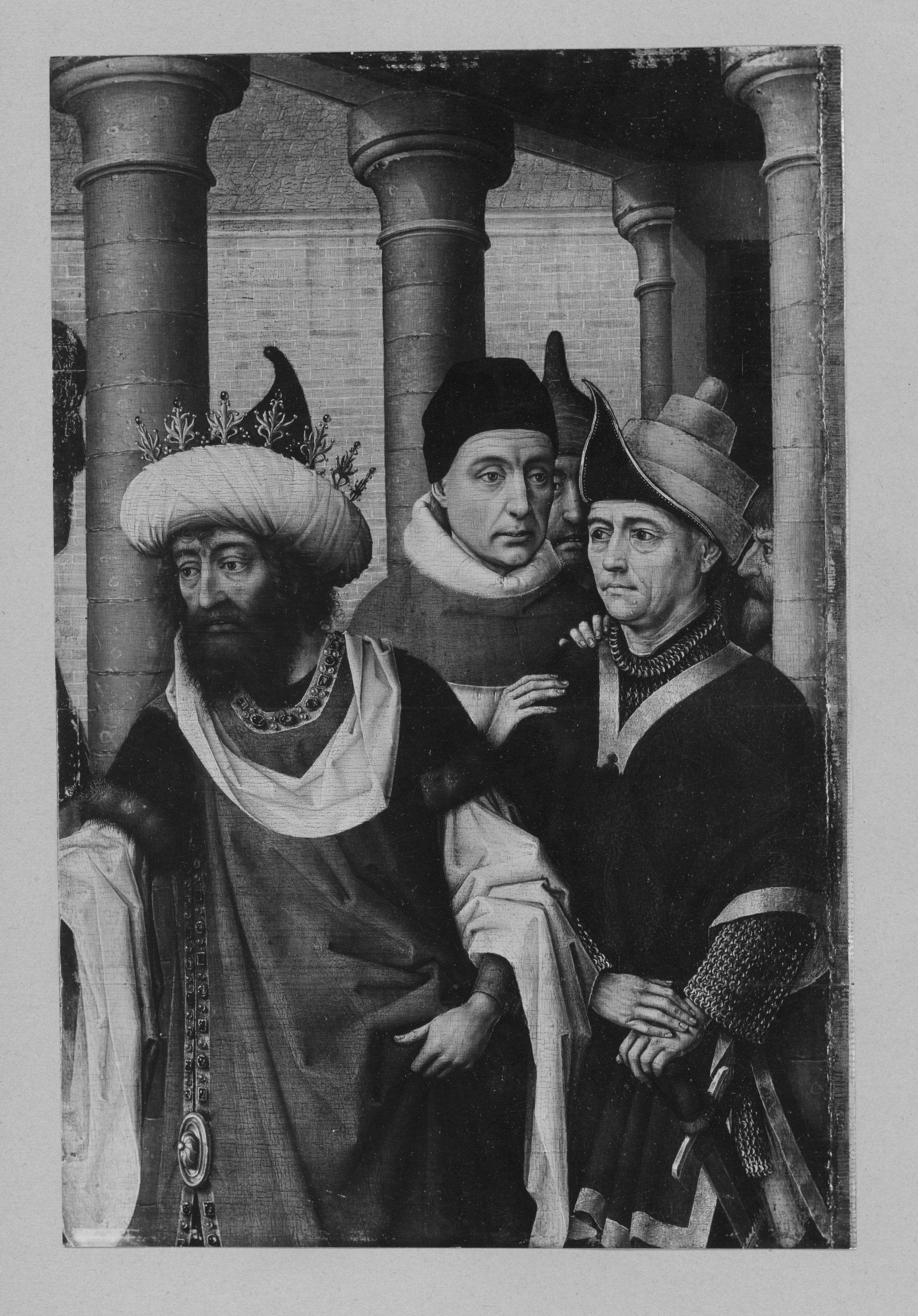 Groupe d'hommes (fragment) - Rogier van der Weyden