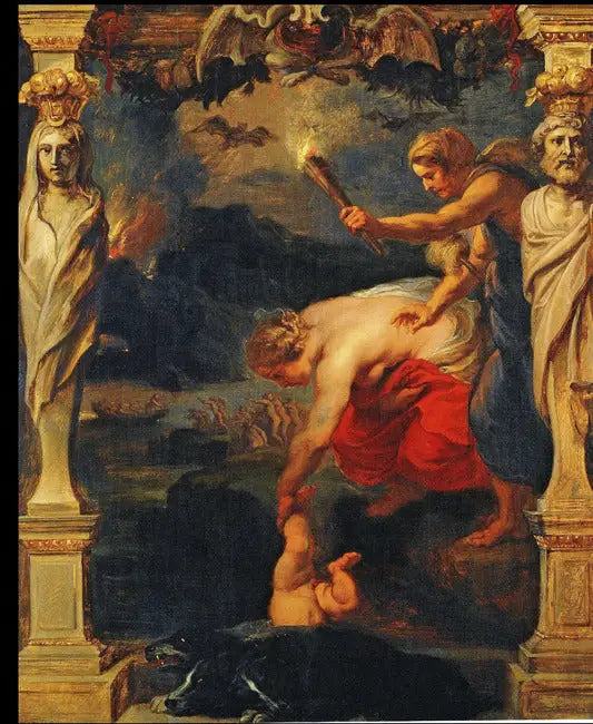 Achille plongea dans le fleuve Styx - Peter Paul Rubens - Alpha Reproduction