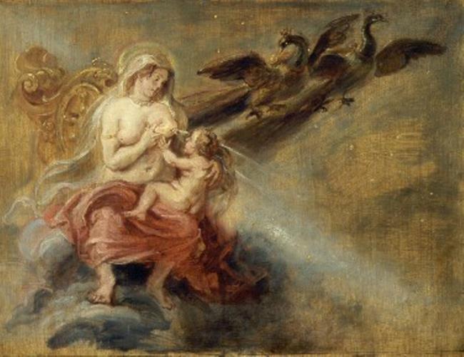 L'origine de la Voie lactée (esquisse pour la Torre de la Parada) - Peter Paul Rubens