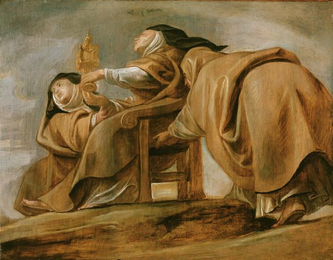 Sainte Claire d'Assise, 1620 - Peter Paul Rubens