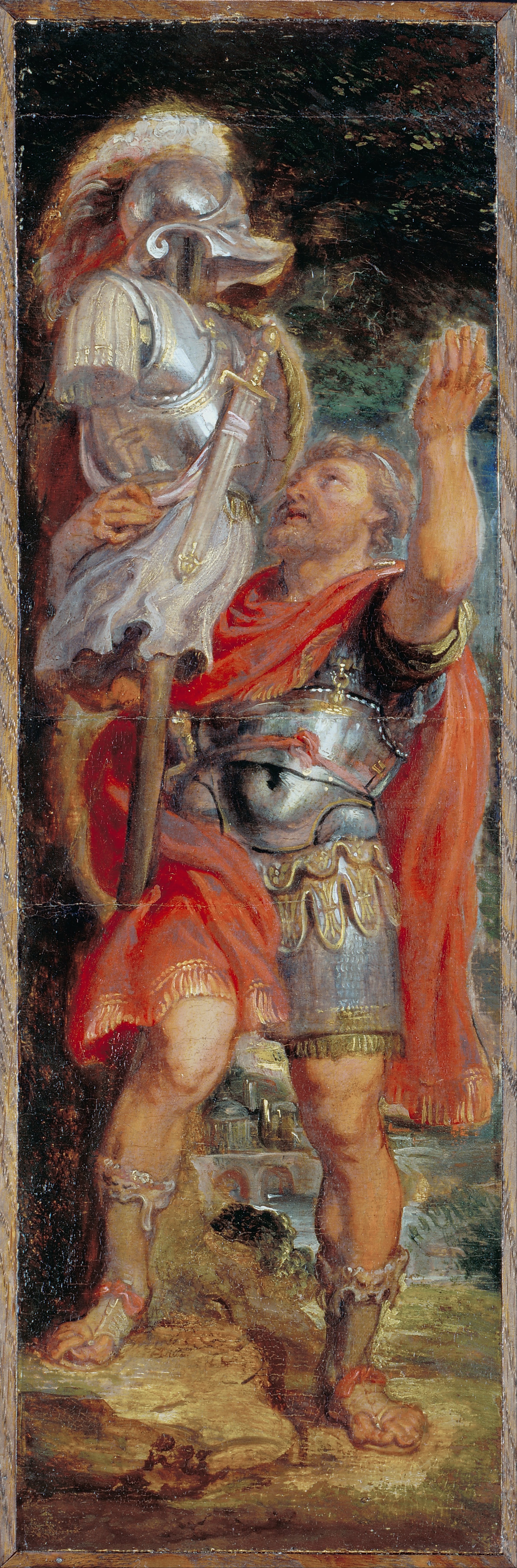 Romulus installe un trophée - Peter Paul Rubens