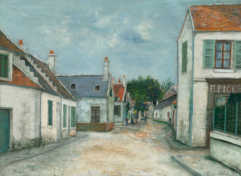 Rue à Compiègne (Oise) (1910) - Maurice Utrillo