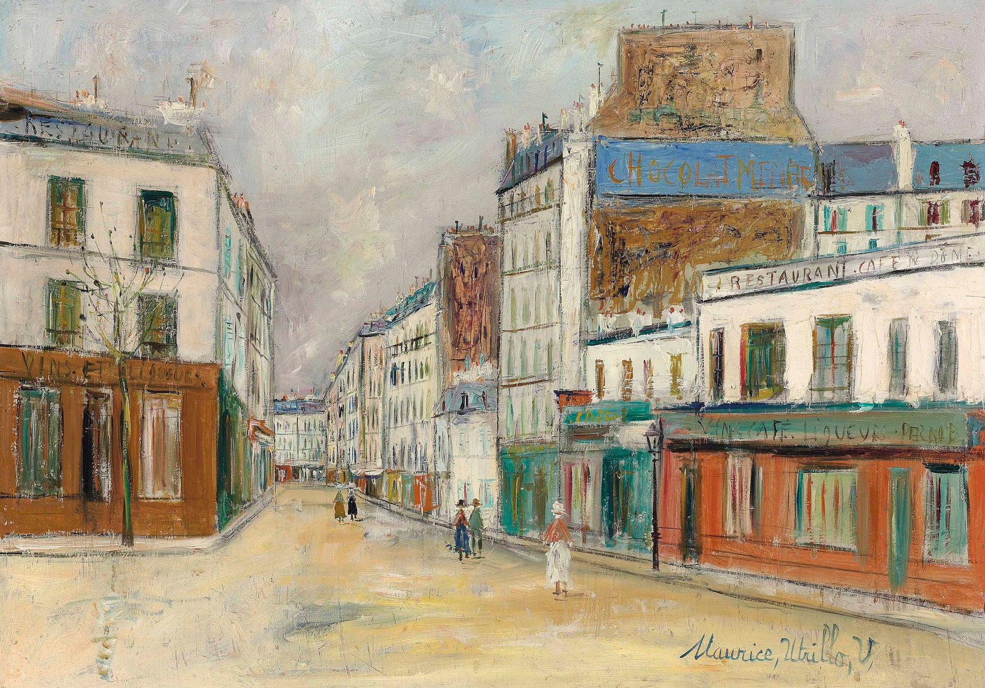 Rue d'Auteuil - Maurice Utrillo