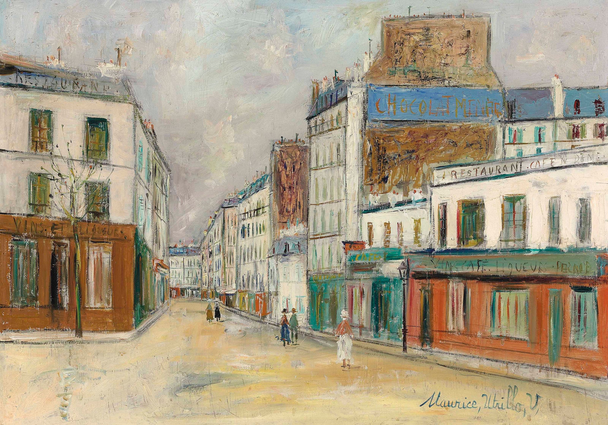 Rue d'Auteuil - Maurice Utrillo