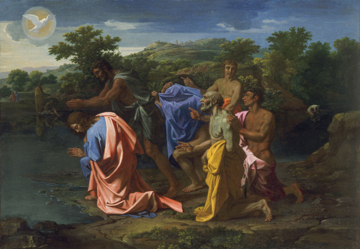 Saint Jean baptisant le Christ - Nicolas Poussin