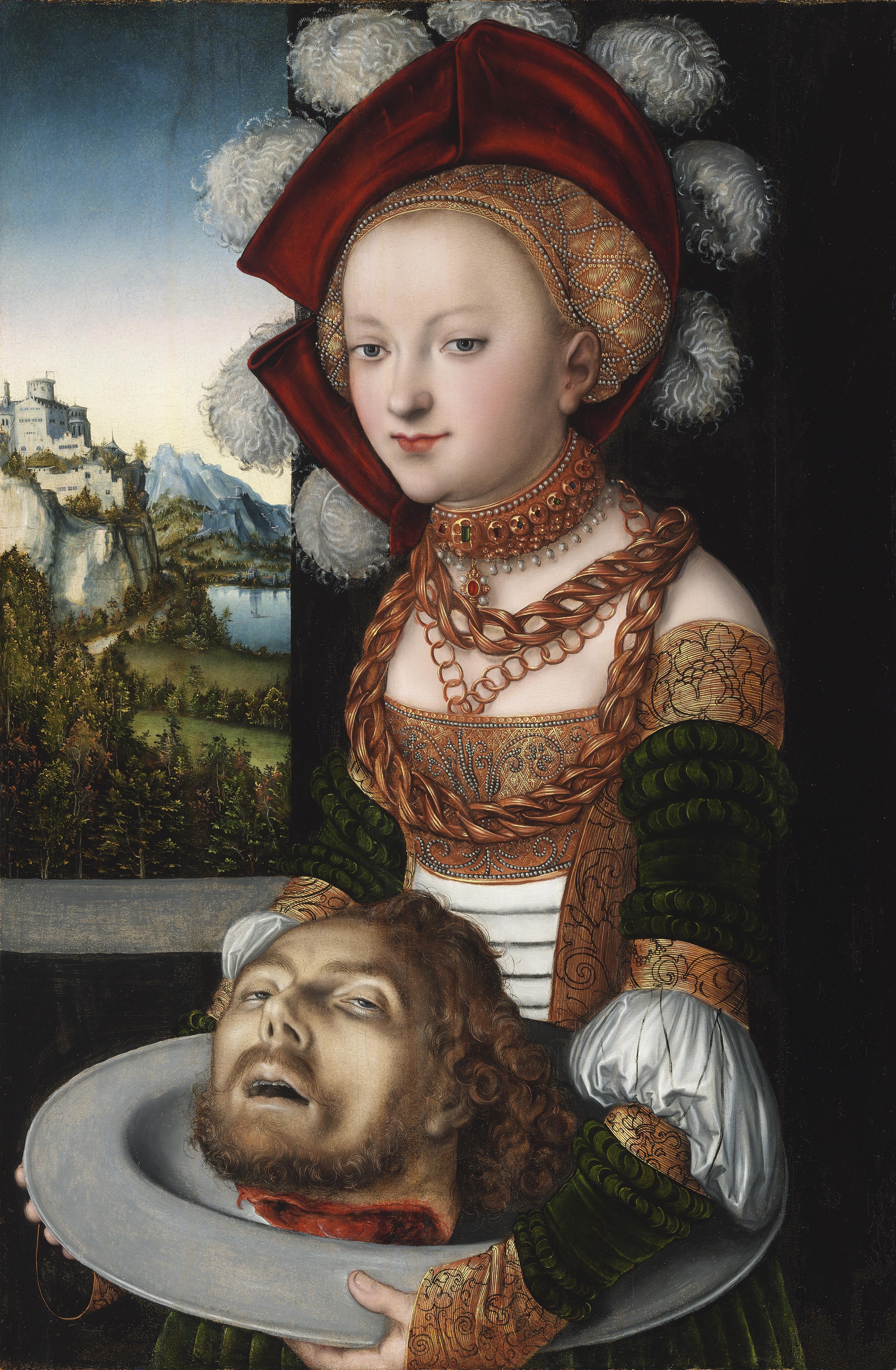 Salomé avec la tête de Saint Jean-Baptiste - Lucas Cranach the Elder