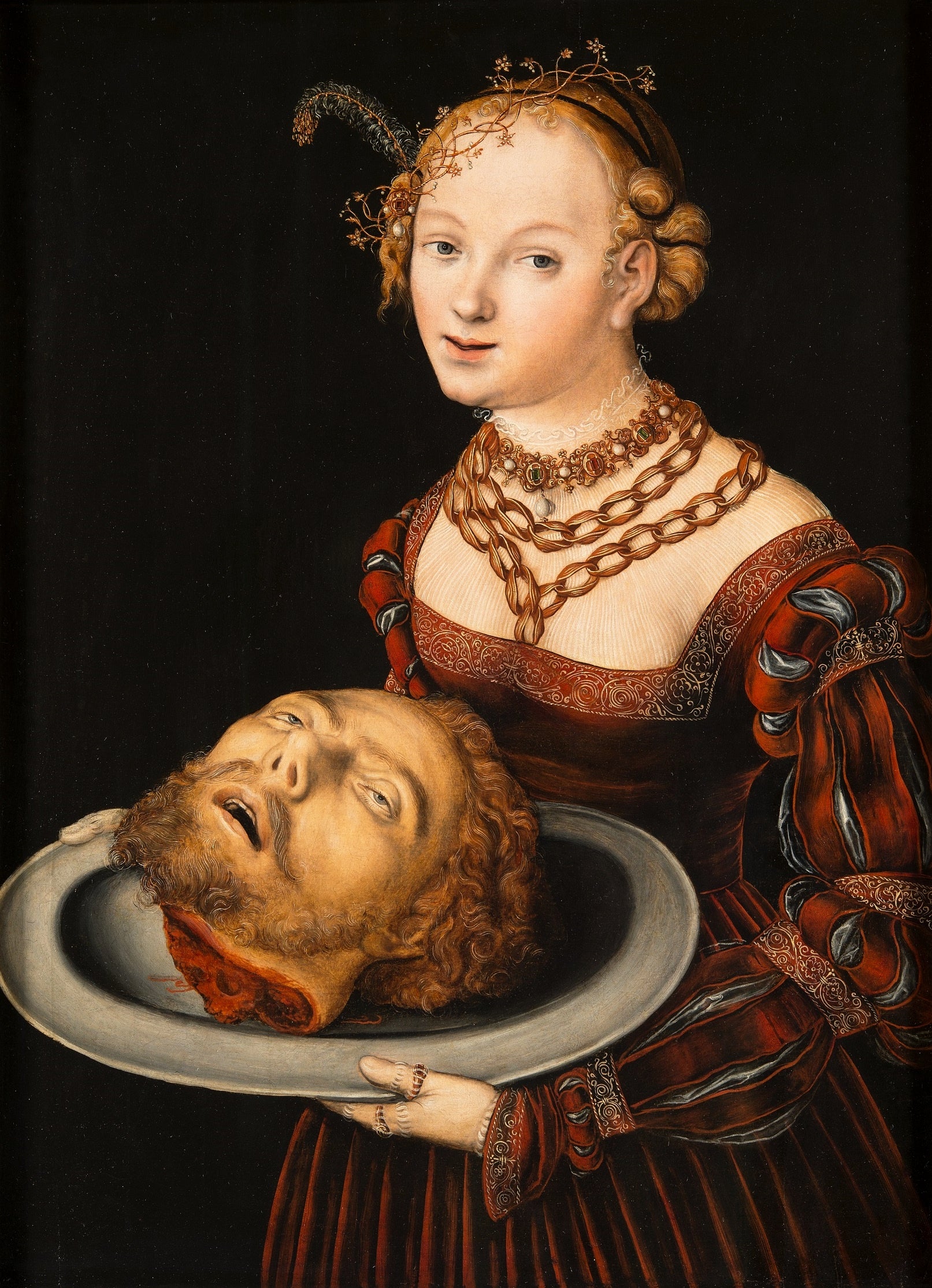 Salomé avec la tête de saint Jean-Baptiste - Lucas Cranach the Elder