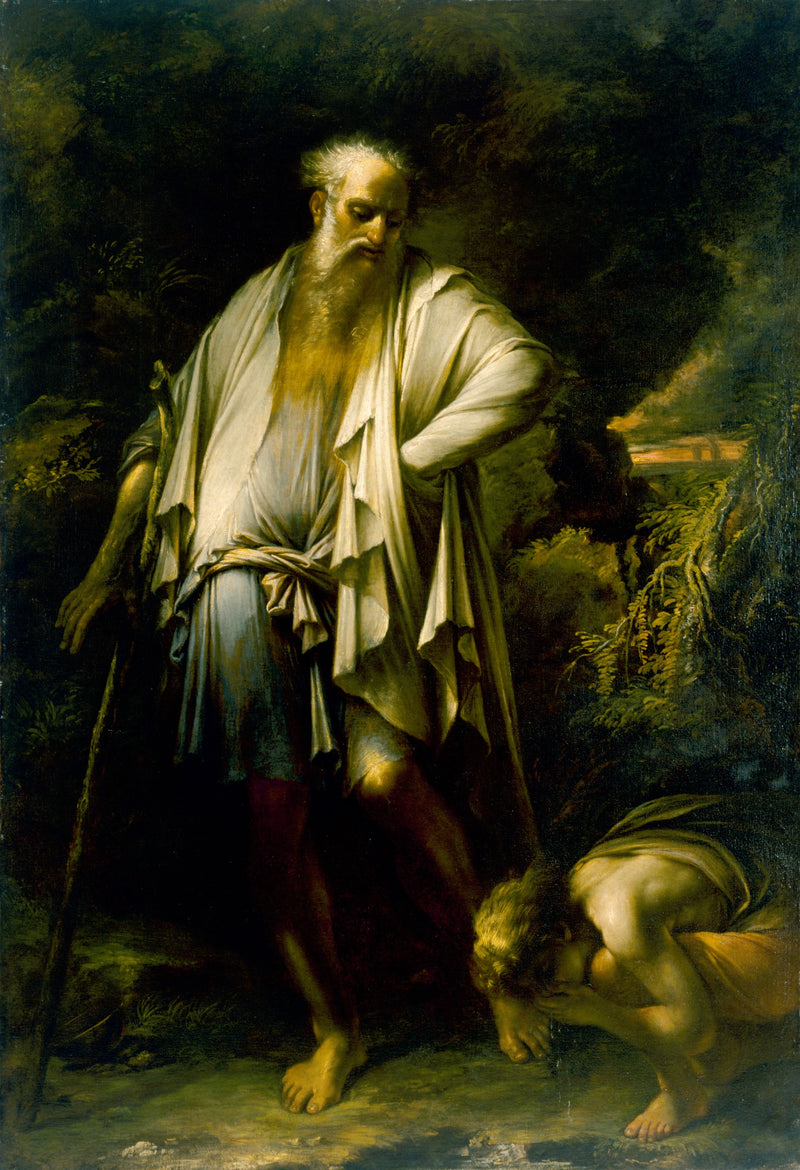 Diogène jetant sa coupe - Salvator Rosa