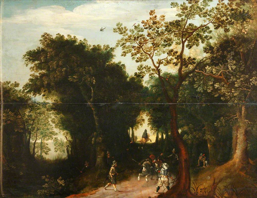 Un col où des voyageurs sont attaqués par des bandits - Salvator Rosa