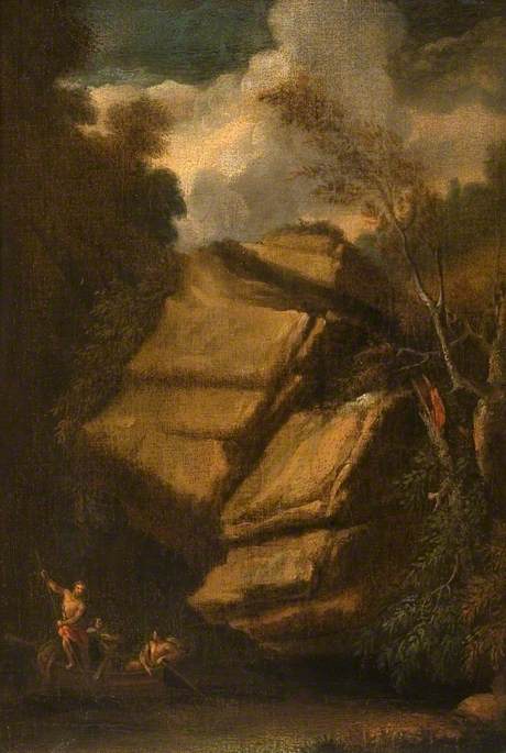 Caverne rocheuse - Salvator Rosa