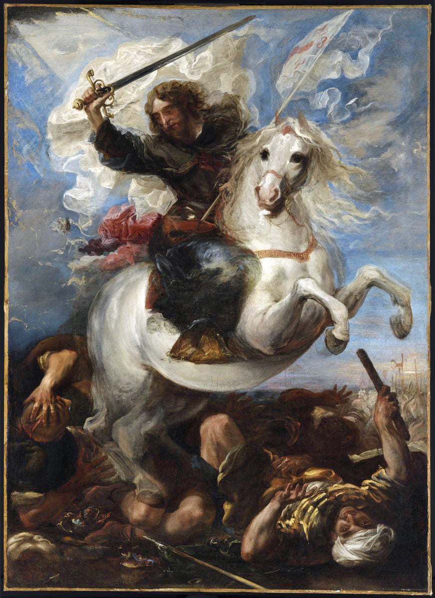 Saint Jacques le Majeur à la bataille de Clavijo - Juan Carreño de Miranda
